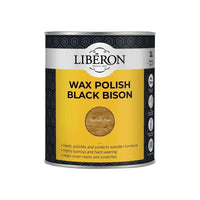 Liberon Black Bison Wax Paste Medium Oak 1kg