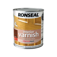 Ronseal Interior Varnish Quick Dry Gloss Dark Oak 750ml