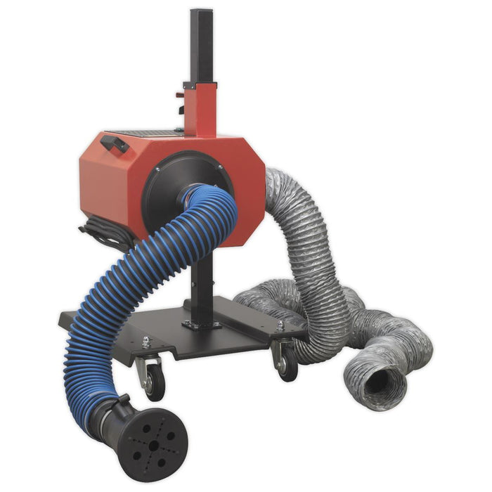 Sealey Exhaust Fume Extractor with 6m Ducting EFS/93 Sealey - Town Tools 