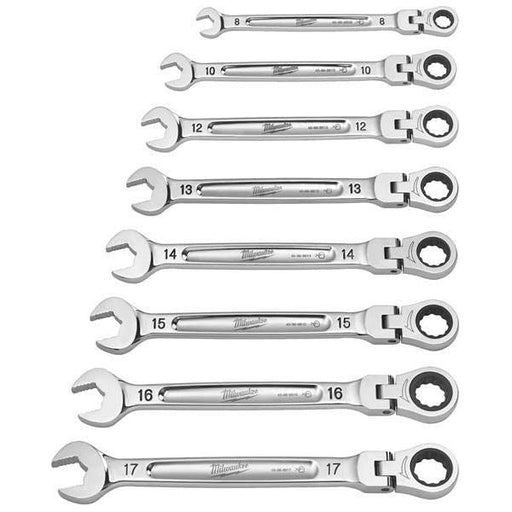 Milwaukee Maxbite Flex Spanner Set 8-17mm 7Pc 4932478557 Milwaukee - Town Tools 