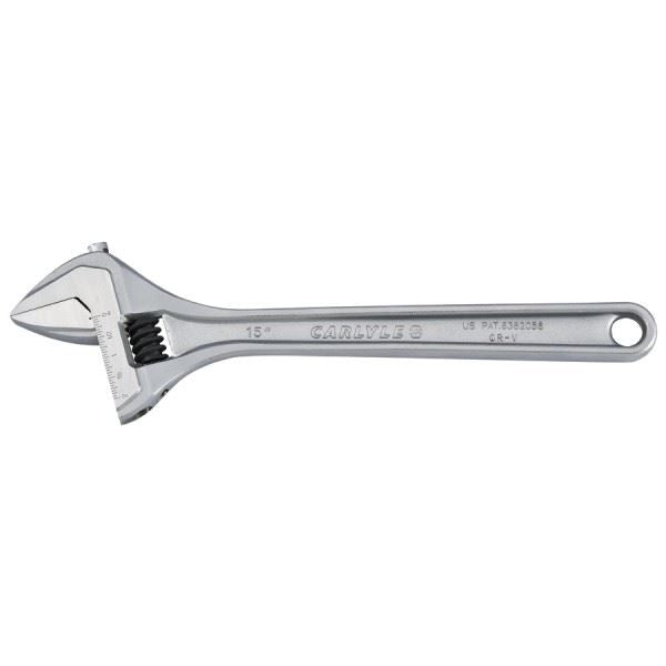 Carlyle Tools Adjustable Wrench - 15In. Long