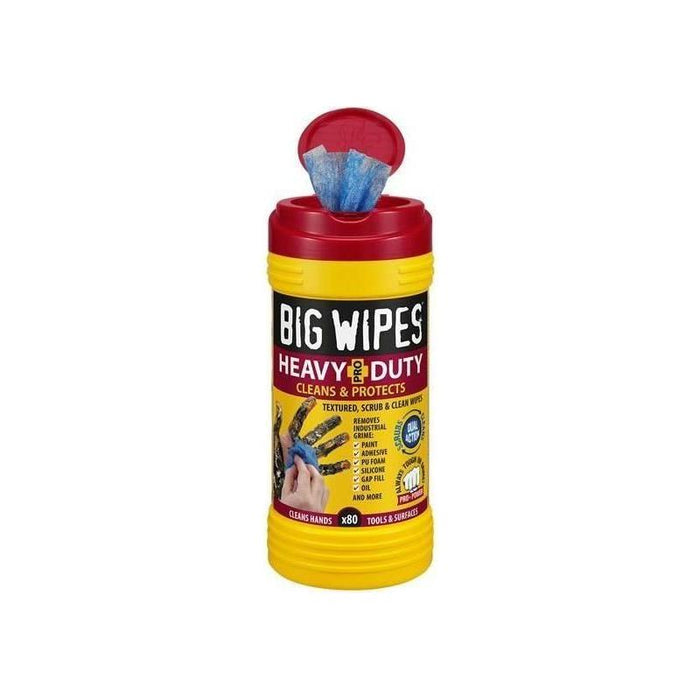 Big Wipes Heavy-Duty Pro+ Antiviral Wipes (Tub 80) Big Wipes - Town Tools