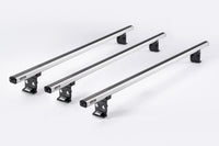 Summit 3 x Aluminium Fixed Pount Roof Bars Rack for Toyota Proace 2016>