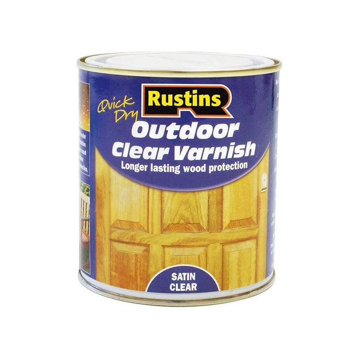 Rustins Exterior Varnish Satin 1 litre Rustins - Town Tools