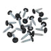 Sealey Numberplate Screw Plastic Enclosed Head 4.8 x 24mm Black Pack of 50 PTNP7 Sealey - Town Tools 