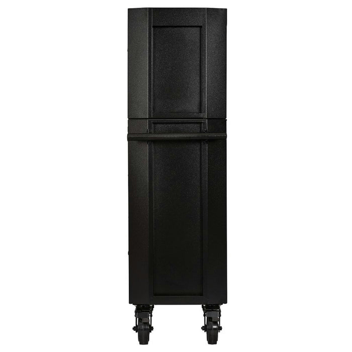 Draper BUNKER 25 Drawer Combined Roller Cabinet and Tool Chest, 72", Black