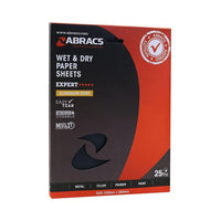 Connect Abracs Wet & Dry Abrasive Sheets P240 25pc 32167
