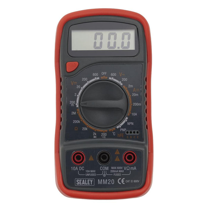 Sealey Digital Multimeter 8-Function with Thermocouple mm20 Sealey - Town Tools 