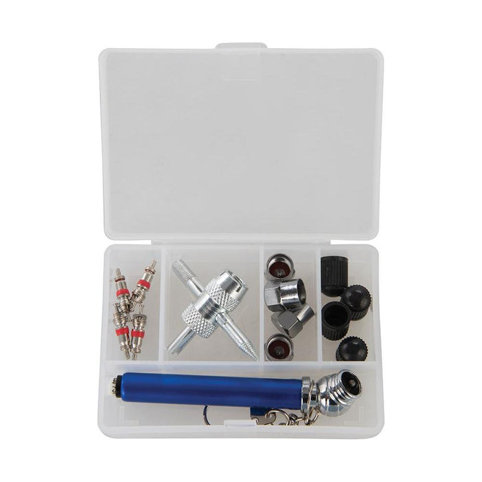 Silverline Tyre Valve Repair Kit 14pce 10 - 50psi Silverline - Town Tools 