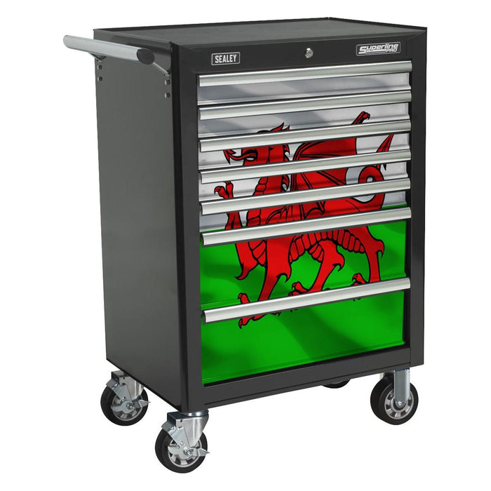 Sealey Wales Graphics 7 Drawer Rollcab Kit AP26479TBWALES Sealey - Town Tools 