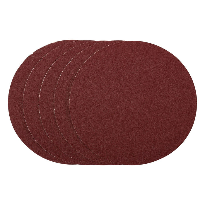 Draper Sanding Discs, 200mm, PSA, 80 Grit, (Pack of 5) 63026 Draper - Town Tools 