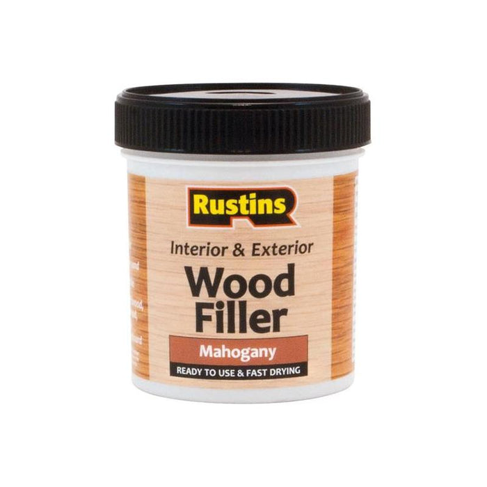 Rustins Acrylic Wood Filler Mahogany 250ml Rustins - Town Tools