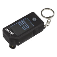 Sealey Digital Tyre Pressure & Tread Depth Gauge with LED TSTPG12