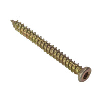 Forgefix Concrete Frame Screw TORX® Compatible High-Low Thread ZYP 7.5 x 202mm Bag 10