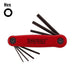 Teng Tools Folding Hex Key Set 1.5-6 mm ALU 7 Pieces Teng Tools - Town Tools 