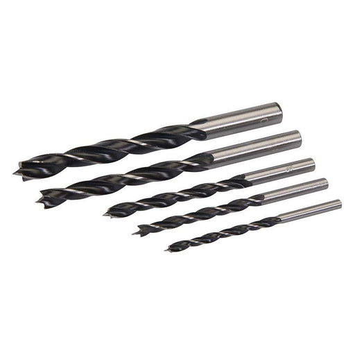 Silverline Lip & Spur Drill Bit Set 5pce 4 - 10mm Silverline - Town Tools 