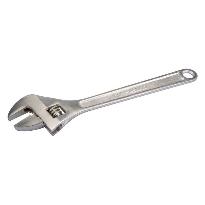 Silverline Adjustable Wrench Length 450mm - Jaw 50mm Silverline - Town Tools 