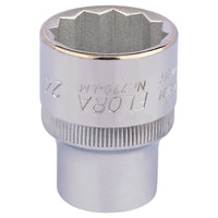Draper Elora Bi-Hexagon Socket, 1/2" Sq. Dr., 24mm 24690