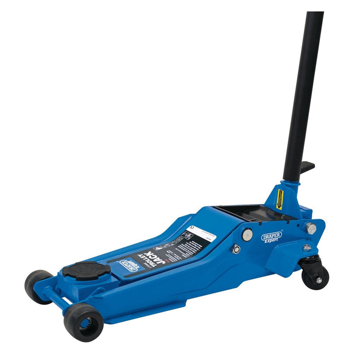 Draper Professional Low Profile Garage Trolley Jack, 3 Tonne 01106 Draper - Town Tools 