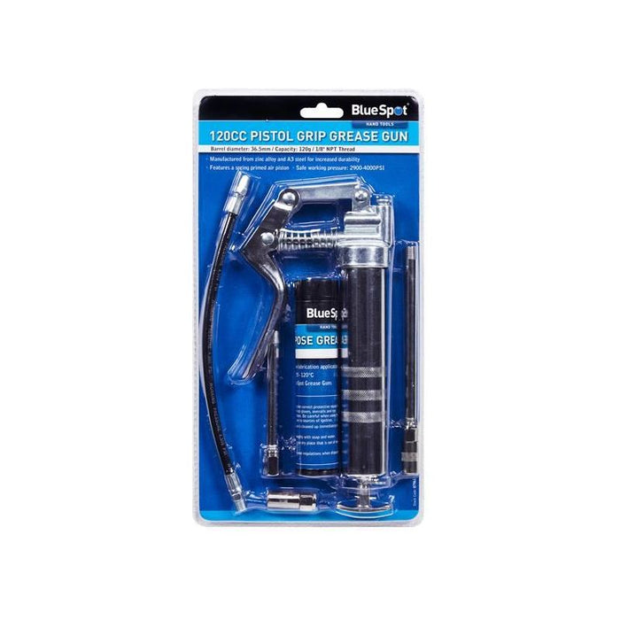 Bluespot Tools 120cc Pistol Grip Grease Gun BlueSpot Tools - Town Tools