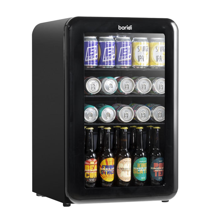 Baridi Retro Style Drinks/Beer & Wine Fridge 70L Capacity DH222