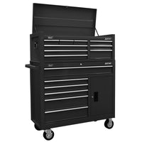 American Pro American PRO Topchest & Rollcab Combination 15 Drawer - Black