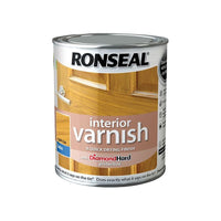 Ronseal Interior Varnish Quick Dry Satin Light Oak 250ml