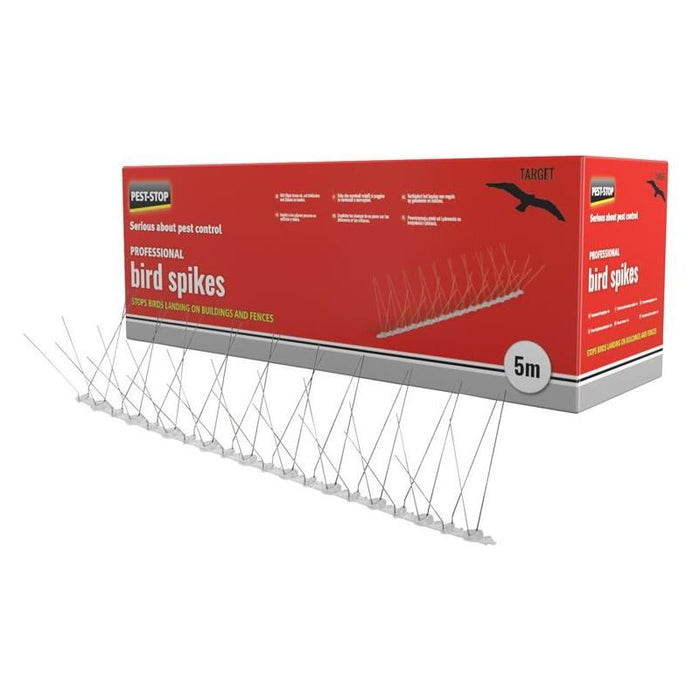Pest-Stop (Pelsis Group) Professional Bird Spikes 50cm Metal Strips (Pack 10) Pest-Stop (Pelsis Group) - Town Tools