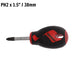 Teng Tools PH Screwdriver PH2 x 38mm XS Teng Tools - Town Tools 