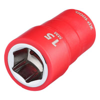 Draper XP1000 VDE Socket, 3/8" Sq. Dr., 15mm