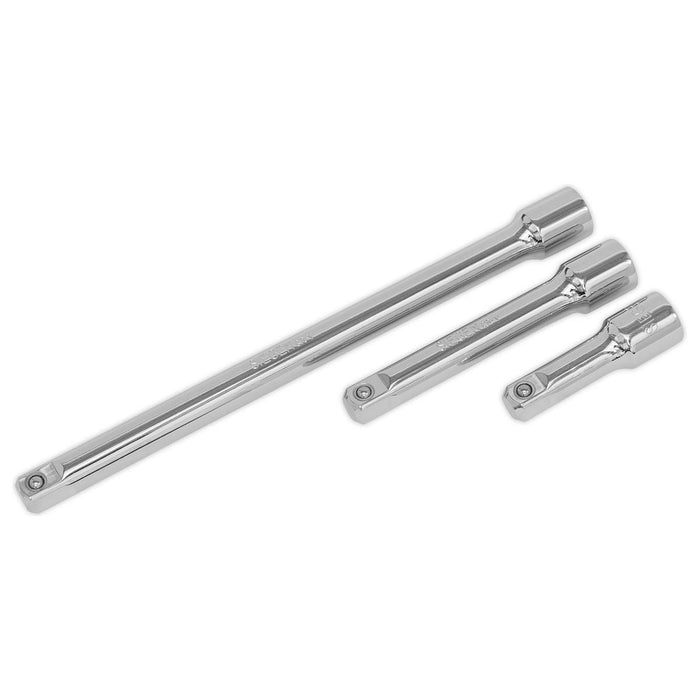 Sealey Extension Bar Set 3pc 1/2"Sq Drive S0720