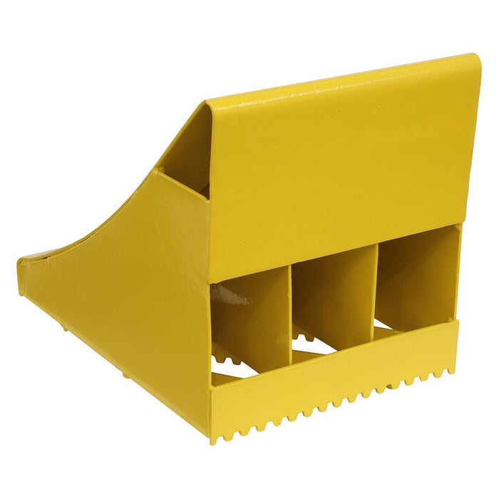 Sealey Heavy-Duty Steel Wheel Chock Single WC18 Sealey - Town Tools 