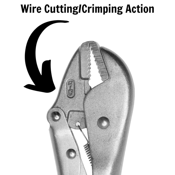 Teng Tools Flat Jaw Power Grip Plier 250mm Teng Tools - Town Tools 