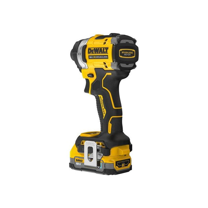 Dewalt Power Tools DCF860 E2T XR BL Impact Driver 18V 2 x 1.7Ah POWERSTACK™ Li-ion DeWALT Power Tools - Town Tools