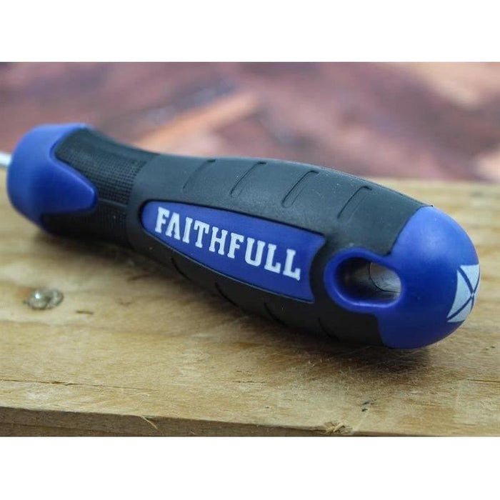 Faithfull Bradawl Soft Grip Handle Square Tip Faithfull - Town Tools