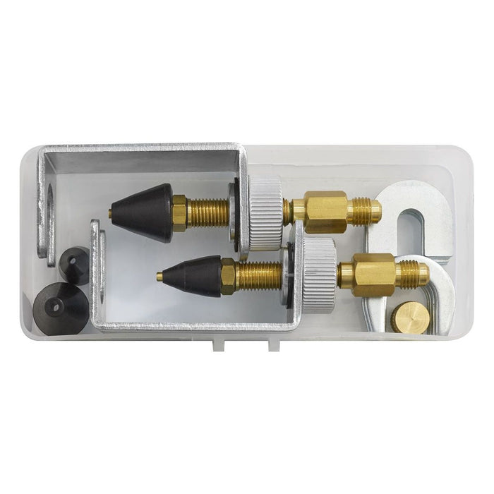 Sealey Air Conditioning Pressure Test Connector Kit 13pc VSAC135 Sealey - Town Tools 