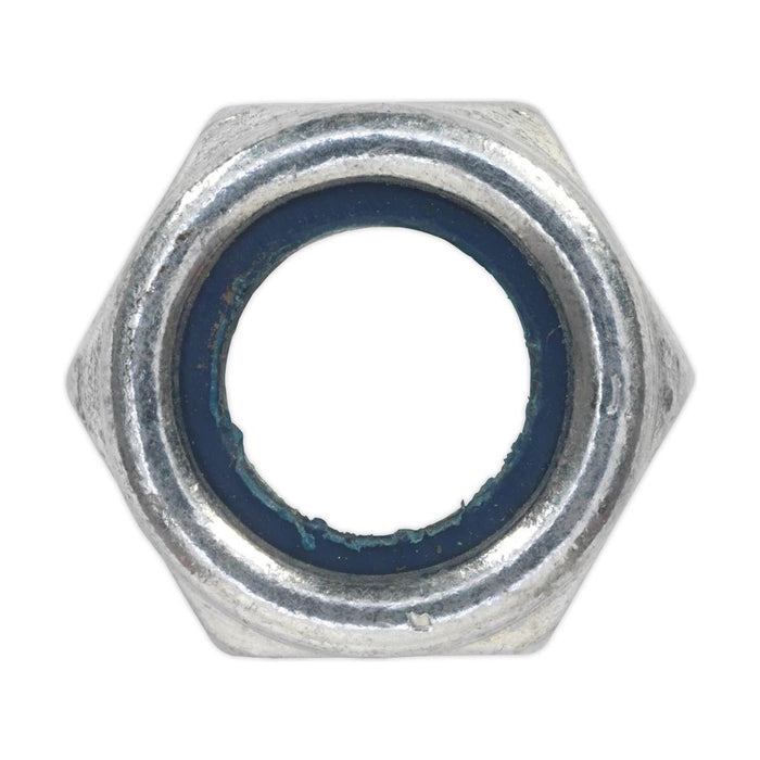 Sealey Nylon Locknut M14 Zinc Pack of 25 NLN14 Sealey - Town Tools 