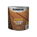 Ronseal Quick Drying Decking Stain Rich Teak 2.5 litre Ronseal - Town Tools