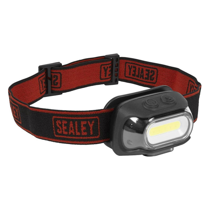 Sealey Rechargeable Head Torch with Auto-Sensor 8W COB LED HT08R Sealey - Town Tools 