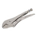 Sealey Locking Pliers Straight Jaws 230mm 0-45mm Capacity AK6823 Sealey - Town Tools 