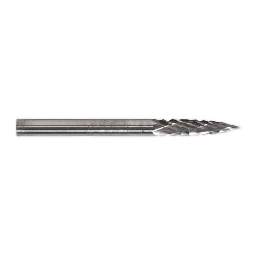 Sealey Micro Carbide Burr Pointed Tree 3mm - Pack of 3 MCB005 Sealey - Town Tools 