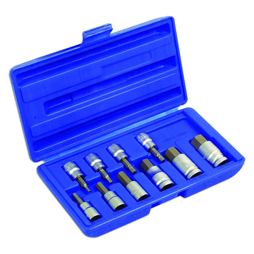 Laser Hex Socket Bit Set 3/8"D, 1/2"D 10pc 3656 Laser - Town Tools 