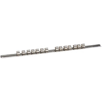 Draper Retaining Bar, 1/2" Sq. Dr., 400mm, 14 Clips 50583