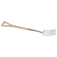 Draper Heritage Stainless Steel Border Fork with Ash Handle 99011