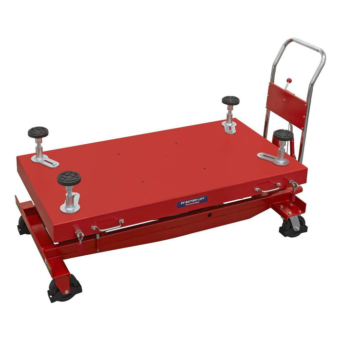 Sealey High Lift EV Battery Lift/Hydraulic Platform Truck 1000kg Capacity Sealey - Town Tools 