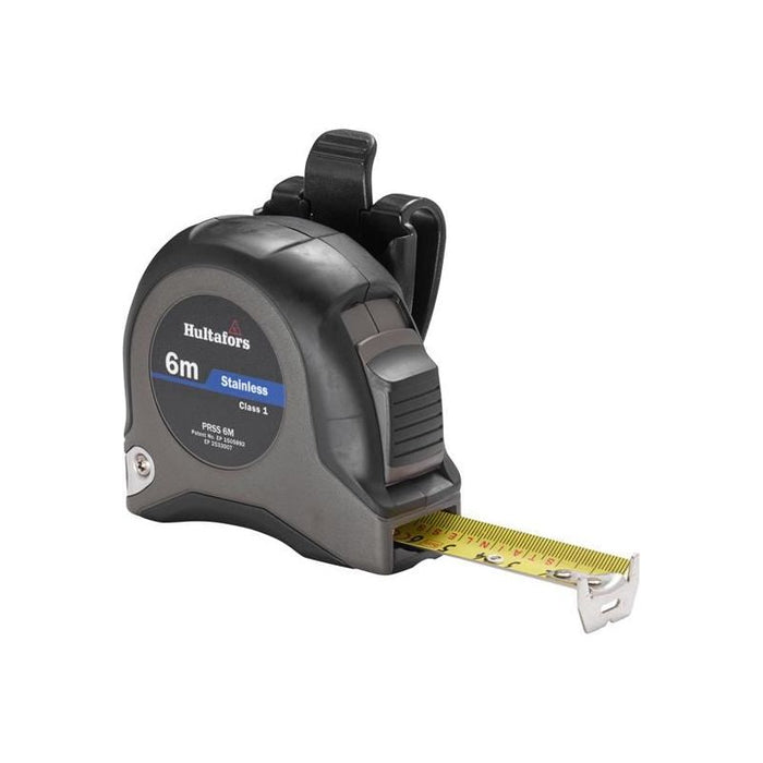 Hultafors Short Stainless Steel Tape PRSS 6m (Width 25mm) (Metric only) Hultafors - Town Tools