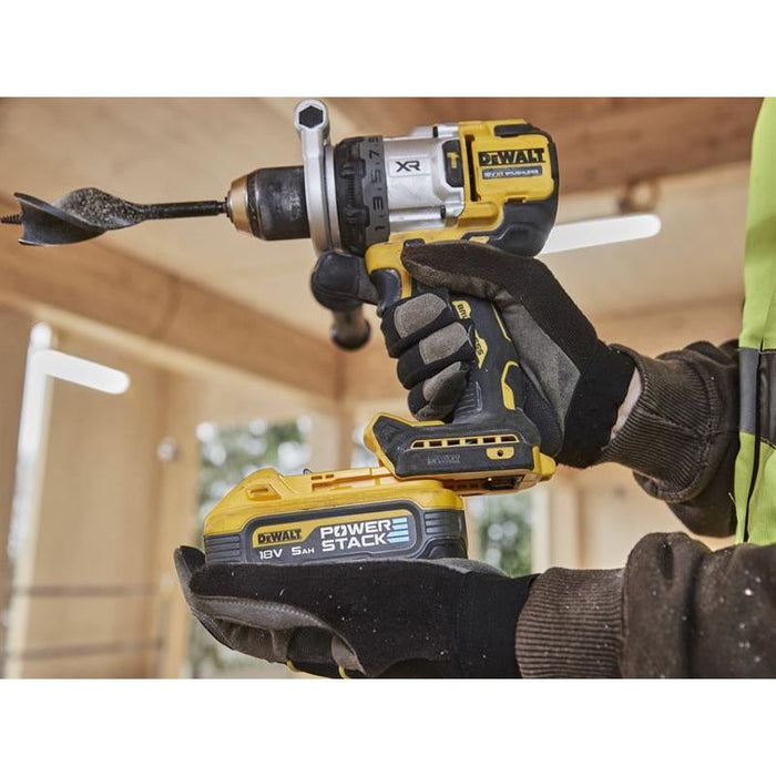 Dewalt Power Tools DCD1007H2T Hammer Drill 18V 2 x 5.0Ah POWERSTACK™ Li-ion DeWALT Power Tools - Town Tools