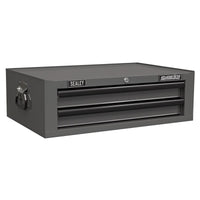Superline Pro Superline PRO Mid-Box Tool Chest 2 Drawer - Grey/Black AP26029TG