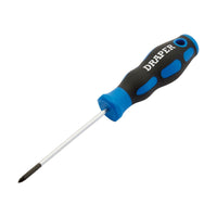 Draper Soft Grip PZ TYPE Screwdriver, No.0 x 75mm