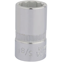 Draper Elora Bi-Hexagon Socket, 1/2" Sq. Dr., 5/8" 24385